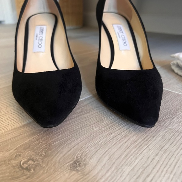Jimmy Choo Romy 85mm Black Suede Pumps – Size 9 - Picture 4 of 9